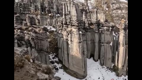 The mountains are the Buildings