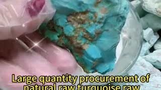 2025-0121-02 Large quantity procurement of natural raw turquoise raw material, soft turquoise