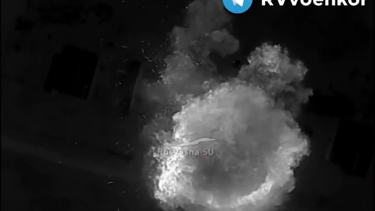 Russian special forces FPV drone destroys Ukrainian held positions in the Kursk region.