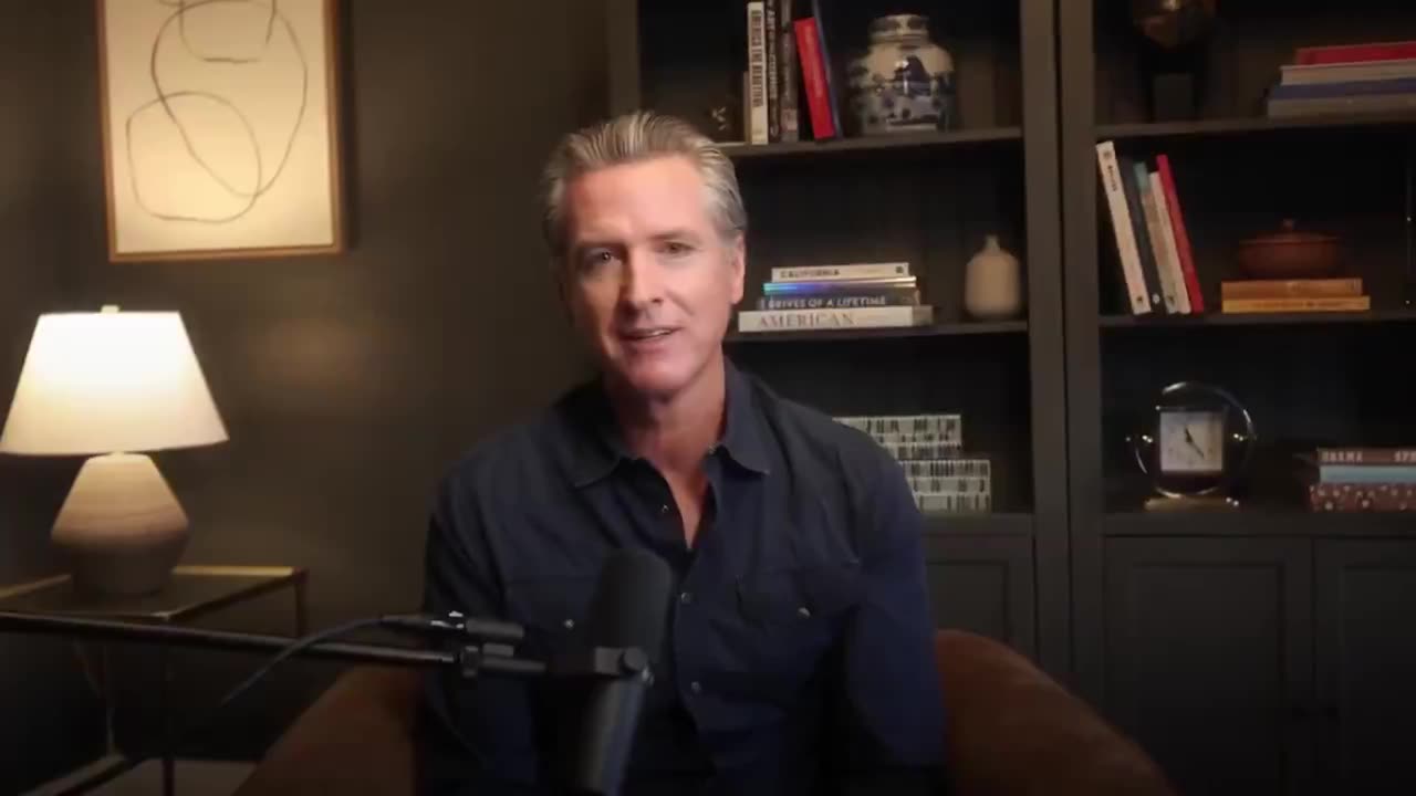 Gavin Newsom tries to start new career as a podcaster