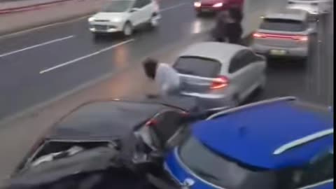 massive car crash highway