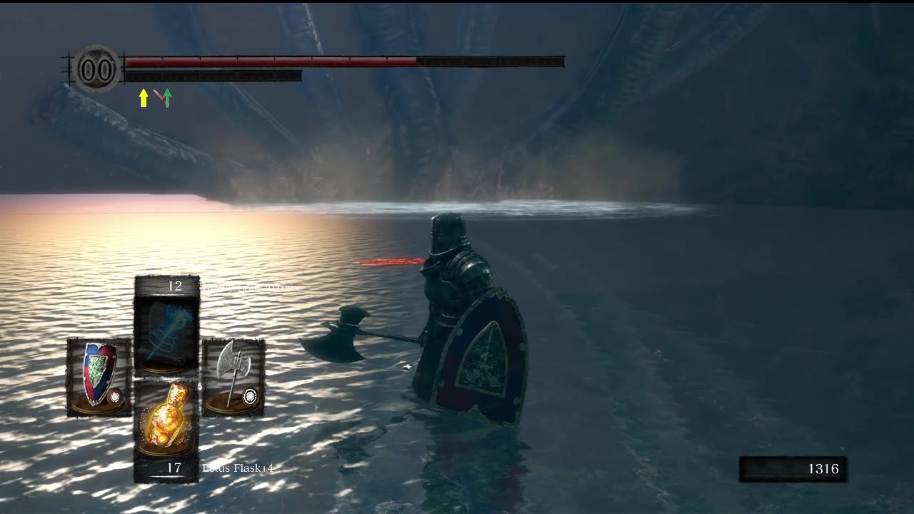 Dark Souls Remastered | Getting to and defeating Hydra boss, starting from Undead Burg bonfire