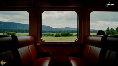 🎵 Chill on a Train Ride | Relaxing Guitar Acoustic 🎸 | Calming Music for Stress Relief & Study