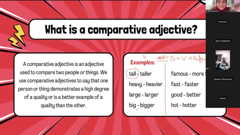 Comparatives Class 10