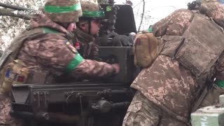 🔥Artillerymen of the "Pomsta" brigade during the assault on the occupiers