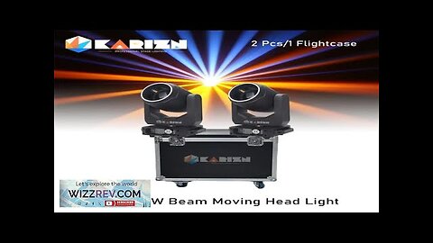 No Tax 2 Lights 1 Flight Case Led 200w Beam Moving Head Review