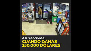 Una mujer se entera de que ganó 250.000 dólares en una gasolinera