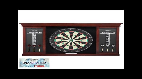 VEVOR Dartboard and Cabinet Set Official Size Complete Accessory Steel Tip Dart Review