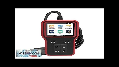 V302 Multifunctional OBD2 Engine Fault Detector Car Diagnostic Scanner Battery Reader Car Review