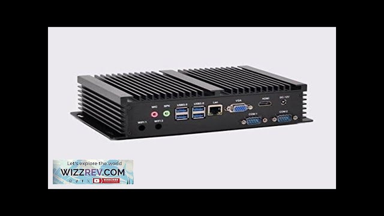 Kaby Lake I7 7500U Industrial PC IPC Mini PC Fanless PC Review