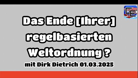 Trump, der Countdown läuft ! mit Dirk Dietrich