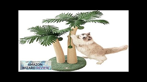 35" Tall Cat Scratching Post Cat Scratcher 2 Curved Design Cat Post Review