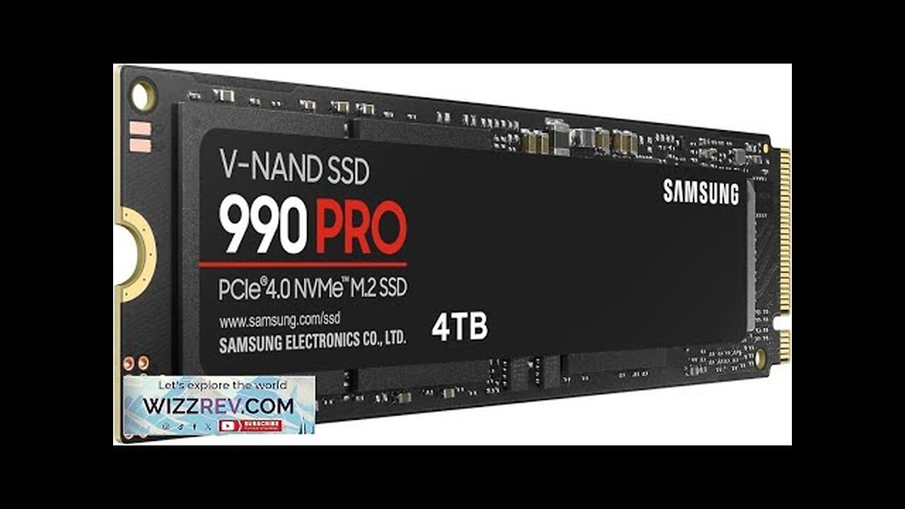 Samsung 990 PRO NVMe M.2 SSD 4 TB PCIe 4.0 7450 MB/s Review