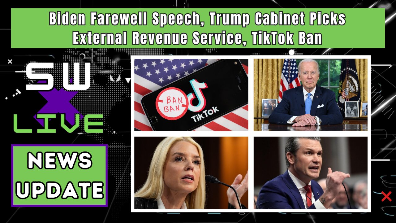 External Revenue Service, Biden Farewell Speech, TikTok Ban, Senate Hearings