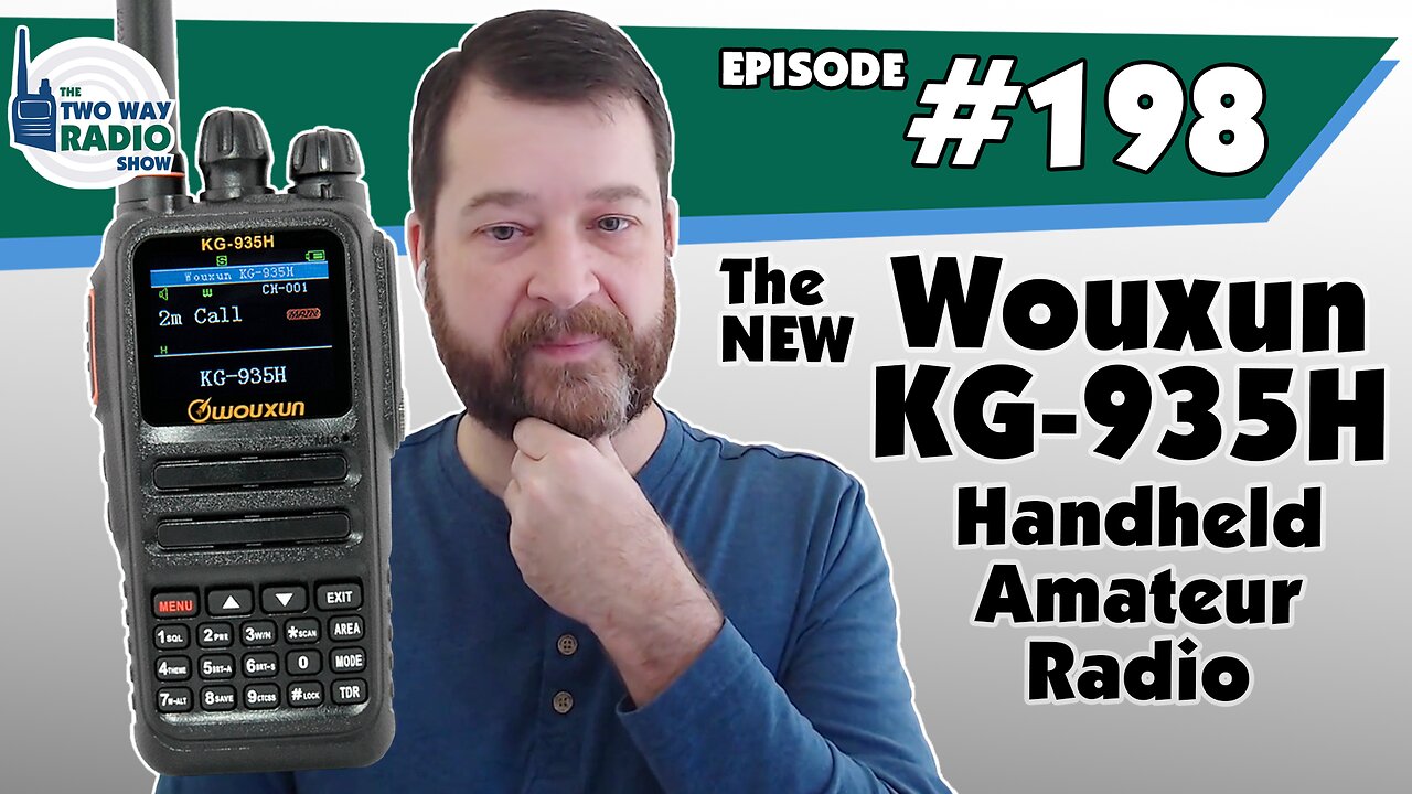 The new Wouxun KG-935H Tri Band Amateur Two Way Radio | TWRS 198