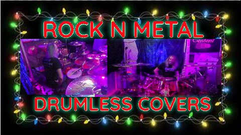 Merry Christmas Rock N Metal Drumless Covers By J. Boyle