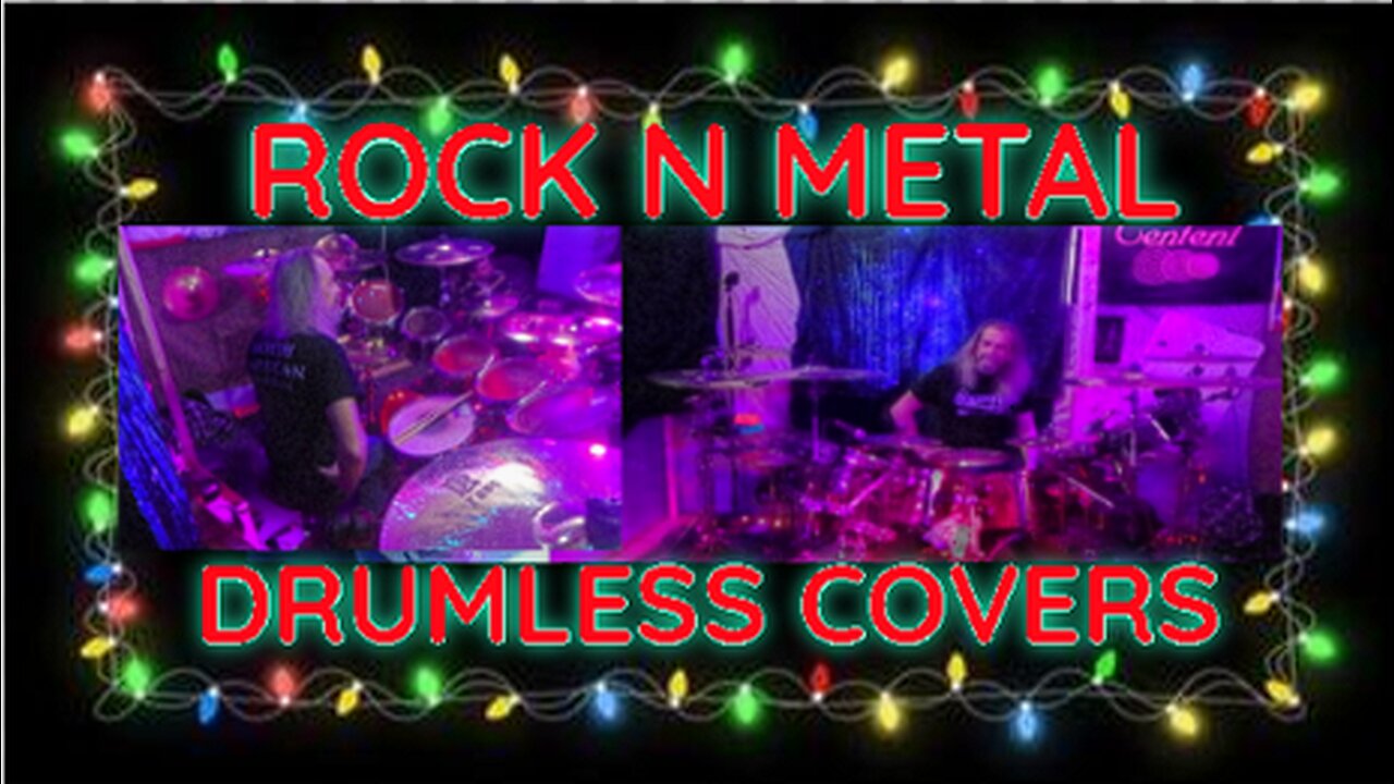 Merry Christmas Rock N Metal Drumless Covers By J. Boyle