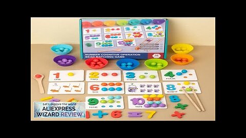 Montessori Mathematics Props Baby Digital Cognitive Pairing Puzzle Puzzle Igenious Ingenious Review