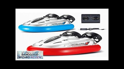 Updated Happycow 777-580 RC Hovercraft 2.4Ghz Remote Control RC Boat Ship Model Review