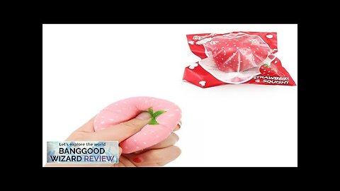 Squishyfun Strawberry Squishy Slow Rising 8CM Squeeze Toy Original Packaging Collection Gift Review