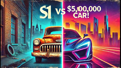 $1 vs $5,000,000 Car!