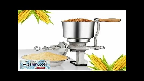 Manual Corn Grinder Flour Maker Wheat Grain Nut Mill Grinder Kitchen Tool Review