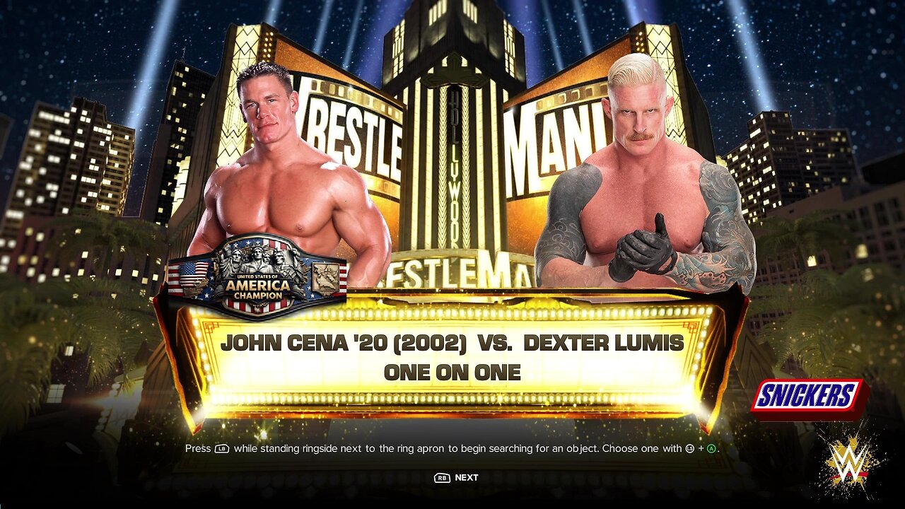 WWE 2k24 John Cena(c) vs Dexter Lumis
