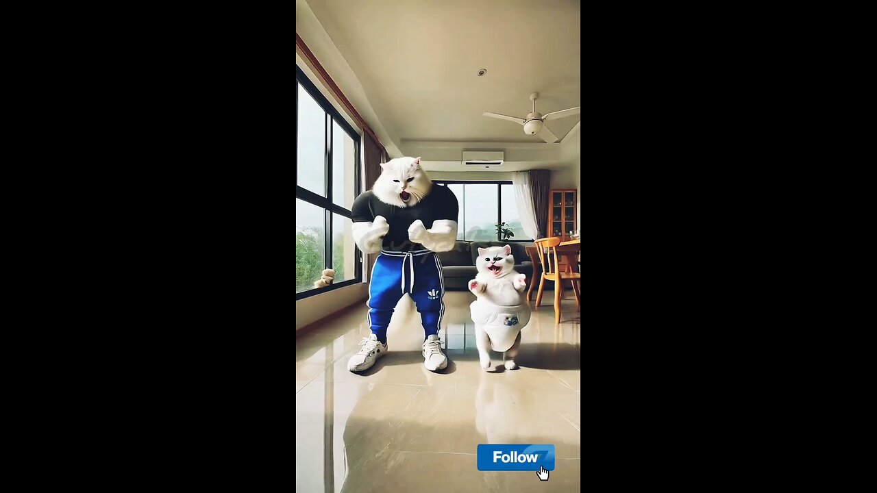 "Cat and kitten bond showcase the importance of animal companionship."#cutycatss#Rumbale๐บ๐๐บ๐ฏ๐ฏ๐