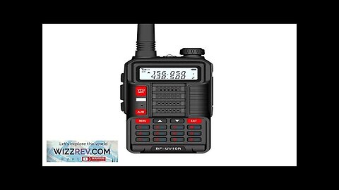 BAOFENG BF-UV10R Plus 10W 4800mAh UV Dual Band Two-way Handheld Radio Black Review