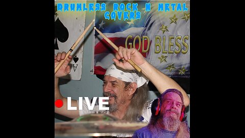 Rock N Metal Drumless Covers " LIVE " By J. Boyle #drumcover #cover #fyp