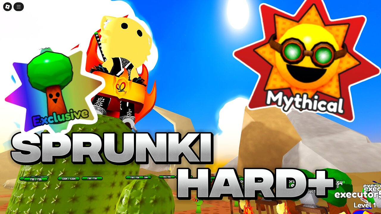 WE BEAT HARD MODE Awesome SPRUNKI INCREDIBOX TD - ROBLOX