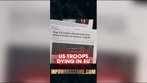 Alex Jones: Pentagon Commits Treason Against Trump, US Troops Dying in Europe - 3/27/25