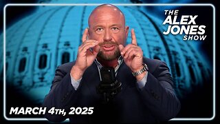 THE ALEX JONES SHOW - 3/4/2025: Trump Tariffs Hit, Shaking Globalist System To Its Foundations! PLUS, Zelensky Publicly Surrenders To Trump, Says He Will “Work Under Trump’s Strong Leadership!”