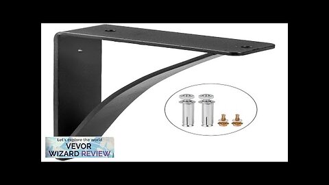 VEVOR Heavy Duty Shelf Brackets 2 Pack Floating Shelf Bracket 8x9x2.5" 450lbs Review