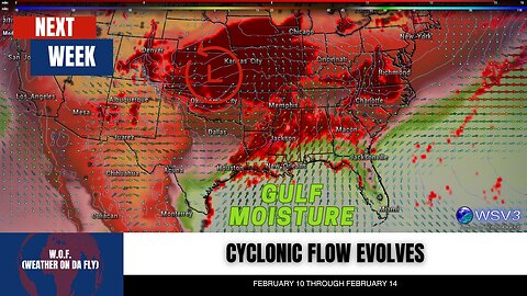 🚨 Feb 10-14: Gulf Coast Severe Storms Possible Midweek!