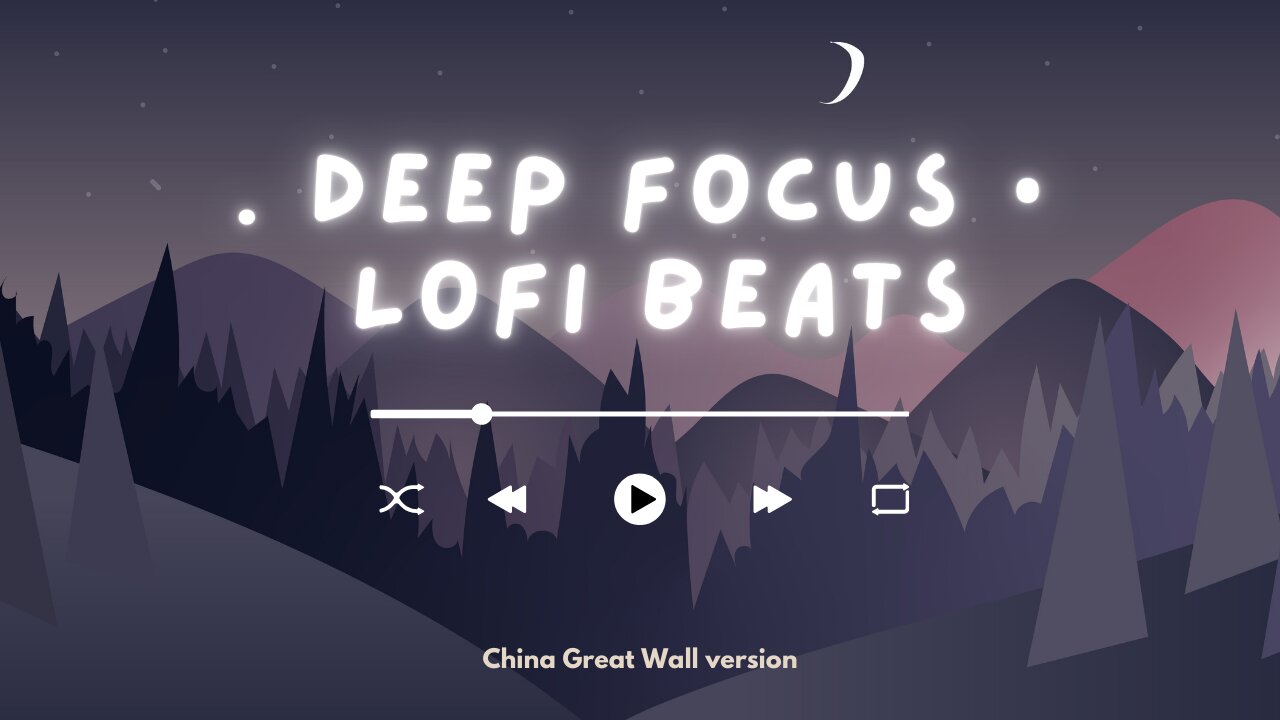 Study & Focus with Lofi 🌿 | The Great Wall of China Ambience