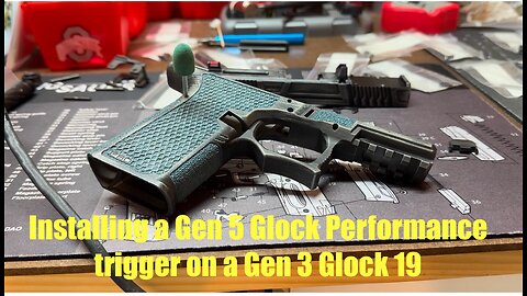 Full custom Glock 19 compact - modifying a Gen 5 Glock Performance trigger for a Gen 3 frame.