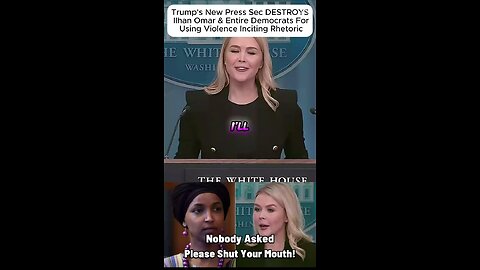 President Trump's press secretary is a SAVAGE in her environment.