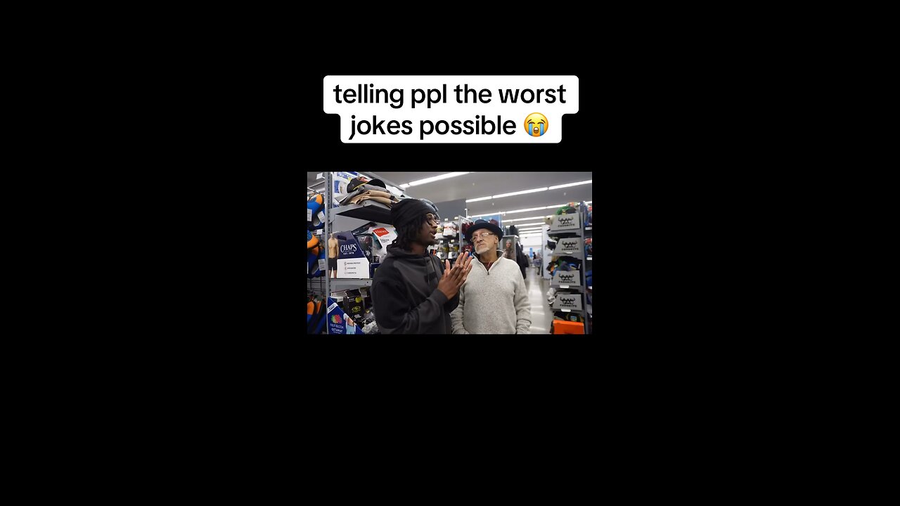 Telling People The Worst Jokes In Walmart