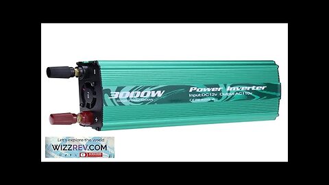 3000W Modified Sine Wave Inverter Reliable Power for RVs and Boats Review