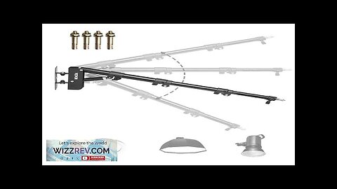 Wall Mount Triangle Boom Arm Light Stand 39.37 in/100 cm Ring Light Review