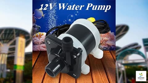 Submersible Sump Pump DC 12V Solar Powered Water Pump