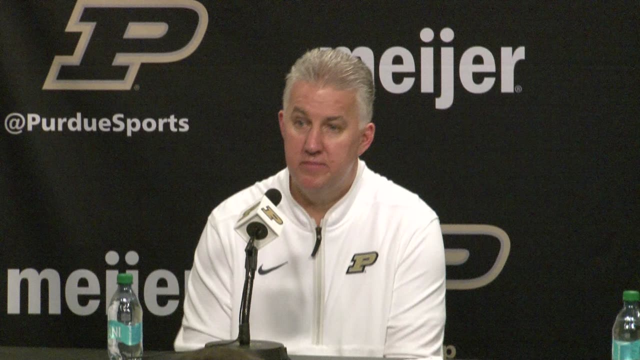 #7 Purdue MBB Coach Matt Painter Post-Game Press Conference After 94-84 Loss to #16 Wisconsin Part 2