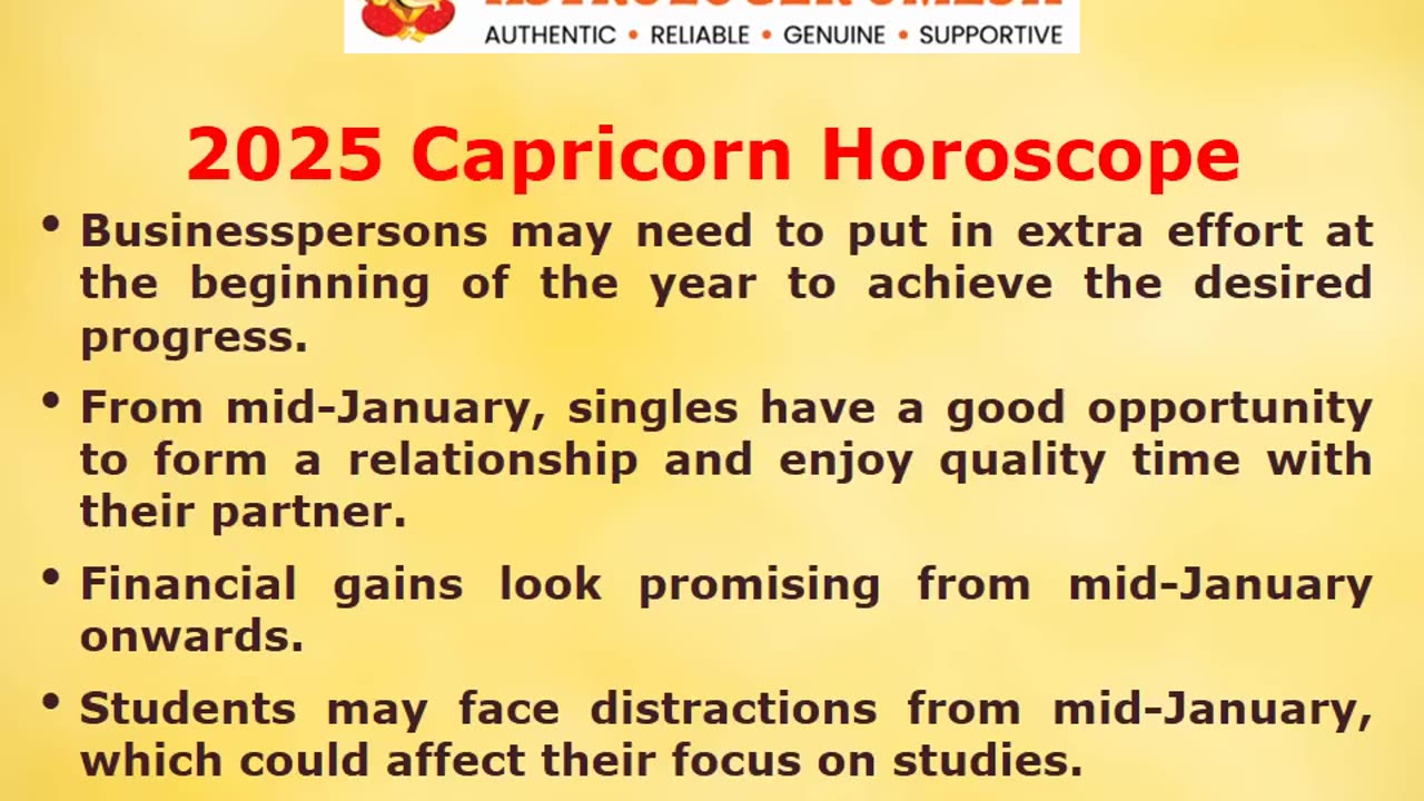 2025 Capricorn Horoscope