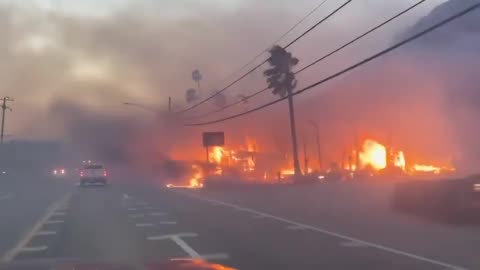 Large parts of Malibu are now totally destroyed