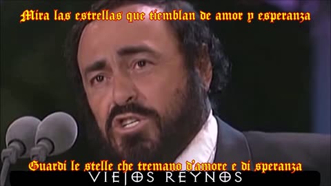 LUCIANO PAVAROTTI - Nessun Dorma (Subtítulos español-italiano) Los Ángeles 1994