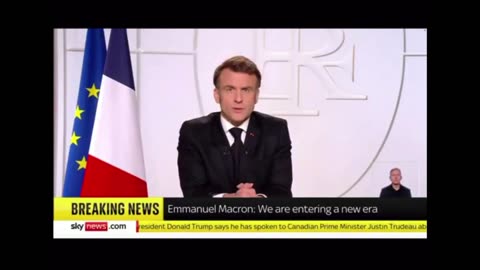 BREAKING: French President Macron addressed all Europeans to prepare for war with Russia.