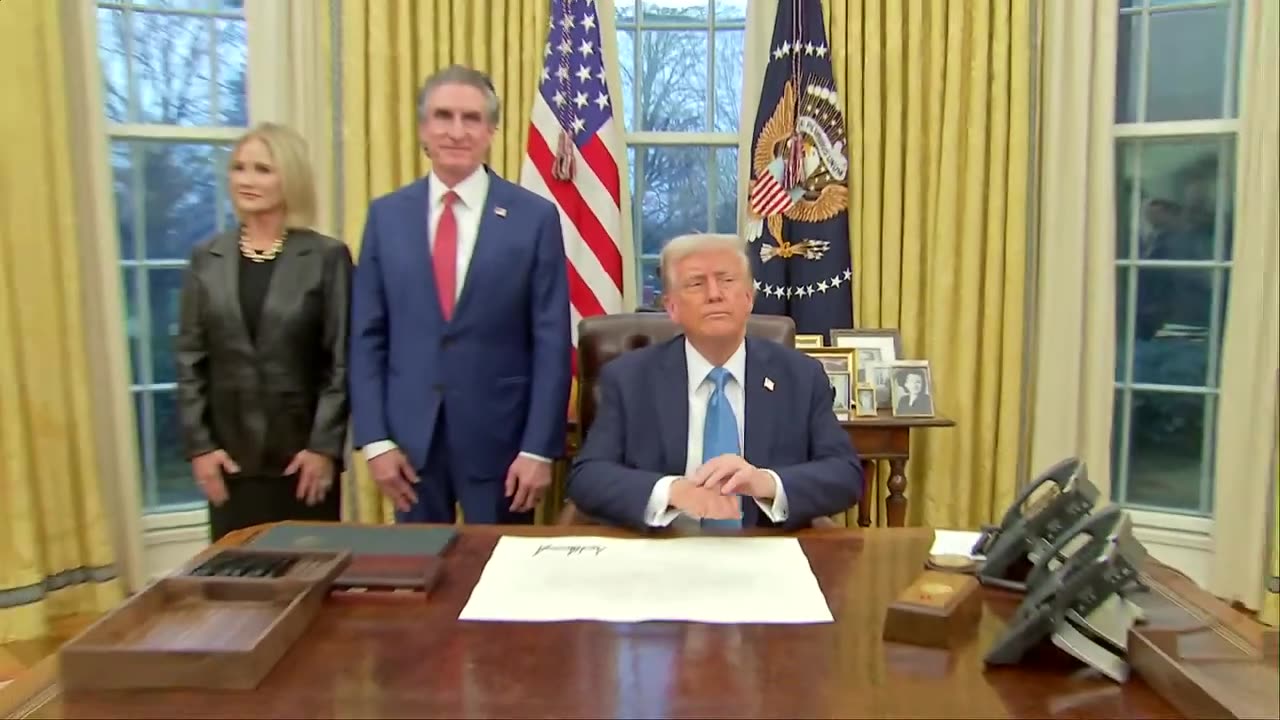 Trump updates tariff situation, doubles down on DEI policy