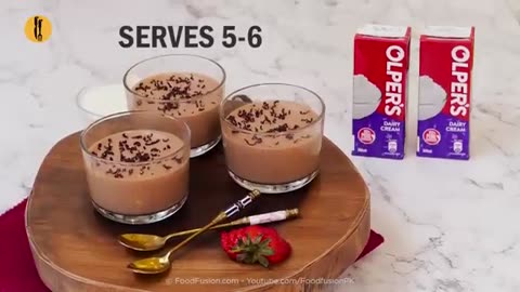 Chocolate Mousse Recipe by Chef Mehboob on Food Fusion