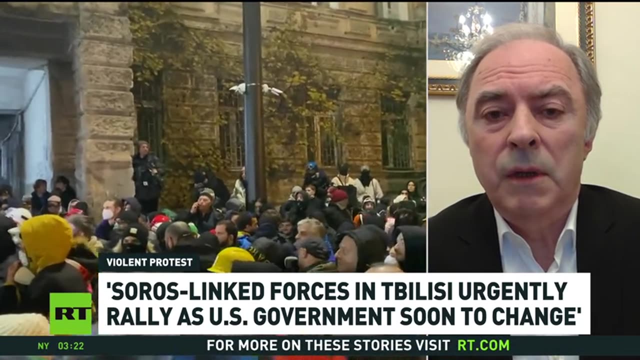 'SOROS-LINKED FORCES IN TBILISI URGENTLY RALLY AS U.S.GOVERNMENT SOON TO CHANGE"